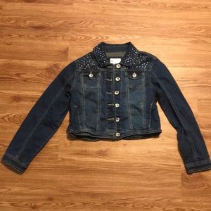 Justice -Jean Jacket-Girls 14 Jewel Embellishments
